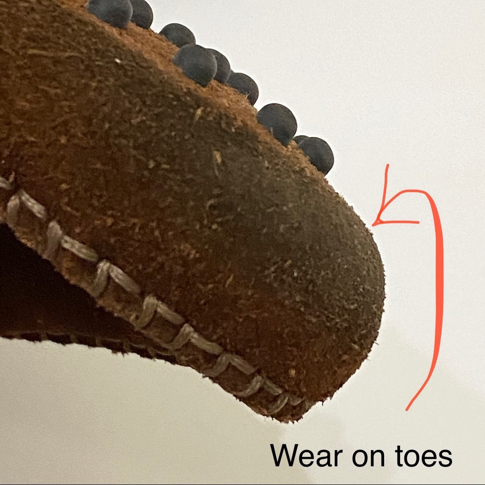 KROLL Italy Brown Suede Leather Men’s Loafers 44 - Picture 14 of 16